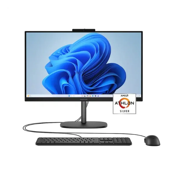 Todo en uno HP OmniStudio 23,8" AMD Athlon Silver 10 (3.5 GHz) - 8 GB LPDDR5X - 256 GB NVMe M.2 - AMD Radeon - 90 W - Win 11 Home - Jet Black