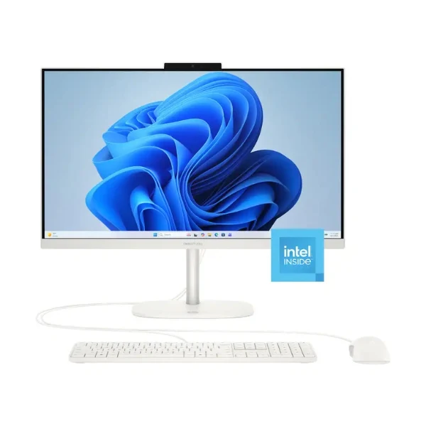 Todo en uno HP OmniStudio 23,8" Intel Processor N150 (3.6 GHz) - 8 GB DDR5 - 128 GB UFS - Intel Graphics - 65 W - Win 11 Home - Cashmere White