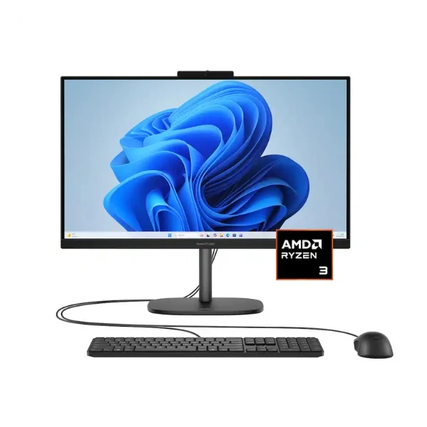Todo en uno HP OmniStudio 23,8" AMD Ryzen 3 30 (4.1 GHz) - 8 GB LPDDR5X - 512 GB NVMe M.2 - AMD Radeon 840M - 90 W - Win 11 Home - Jet Black
