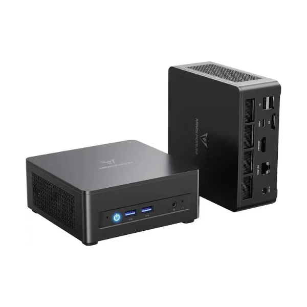 Mini PC Minisforum UM760 Slim AMD Ryzen 5 7640HS (5 GHz) - 16 GB DDR5 - 512 GB NVMe M.2 - AMD Radeon 760M - 120 W - Win 11 Pro - Black
