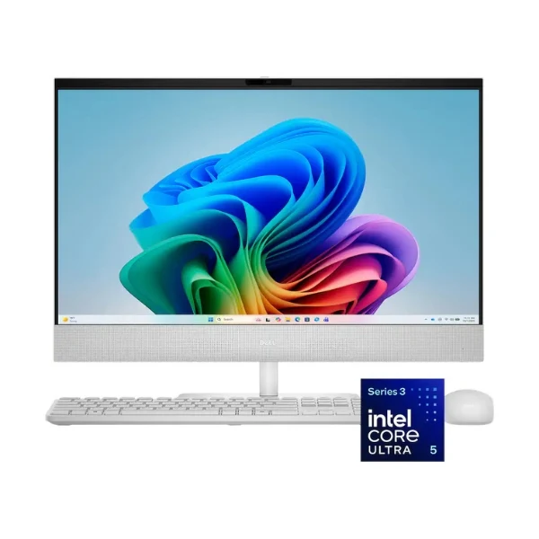 Todo en uno Dell 24" Intel Core Ultra 5 322 (2.5 GHz) - 16 GB DDR5 - 512 GB NVMe M.2 - Intel Graphics - 130 W - Win 11 Home - Light Ash