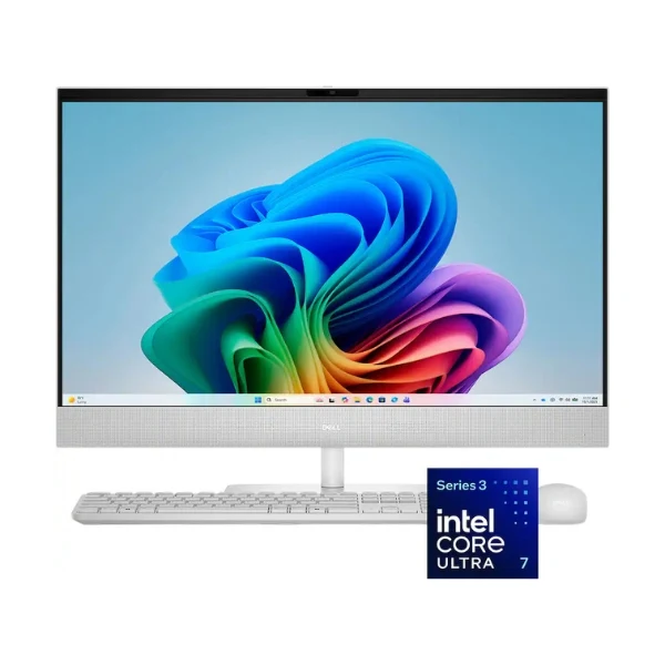 Todo en uno Dell 27" Intel Core Ultra 7 355 (2.3 GHz) - 16 GB DDR5 - 1 TB NVMe M.2 - Intel Graphics - 130 W - Win 11 Home - Light Ash