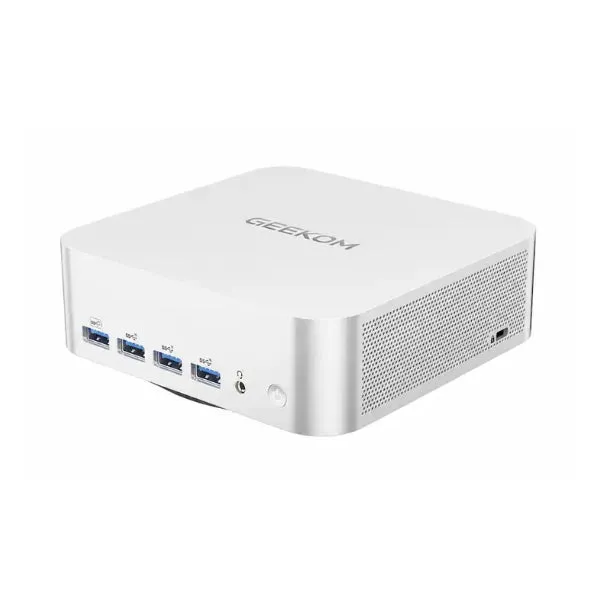 Mini PC GEEKOM A8 Max AMD Ryzen 7 8745HS - 16 GB DDR5 - 1 TB SSD - AMD Radeon 780M - 120 W - Win 11 Pro - Silver