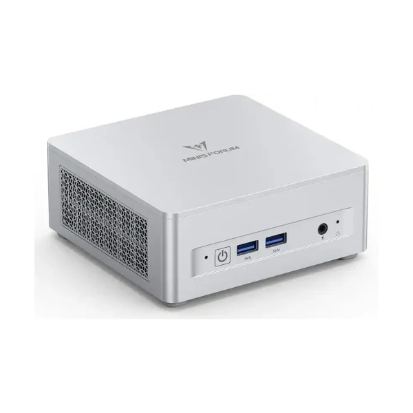 Mini PC Minisforum UM870 Slim AMD Ryzen 7 8745H (4.9 GHz) - 16 GB DDR5 - 512 GB NVMe M.2 - AMD Radeon 780M - 120 W - Win 11 Pro - Silver