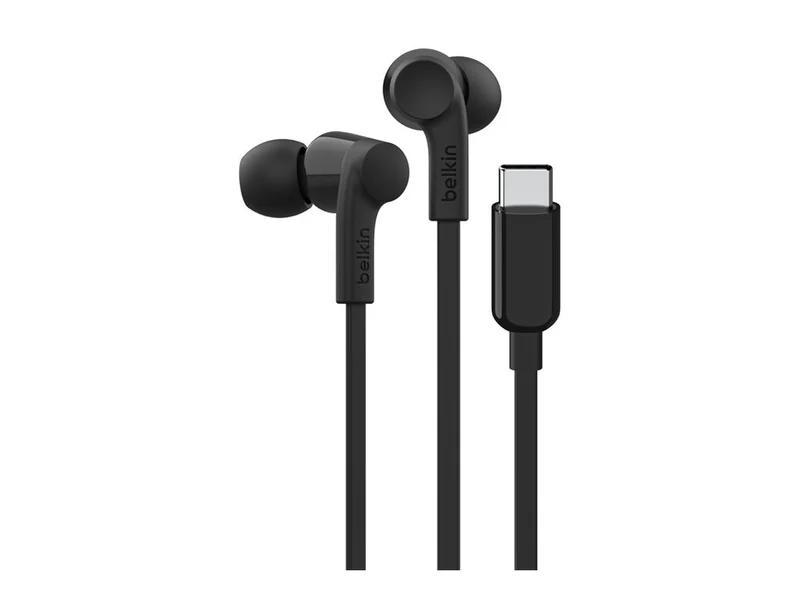 Audífonos Belkin SoundForm USB-C Wired Earbuds, Black