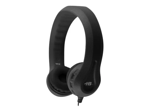 Audífonos HamiltonBuhl Flex-Phones, Black, KIDS-BLK