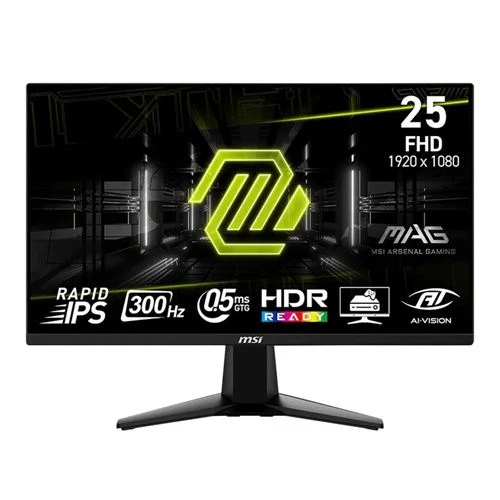Monitores MSI MAG 255XF 24.5" Full HD (1920 x 1080) 300Hz Gaming Monitor AMD FreeSync Premium Compatible