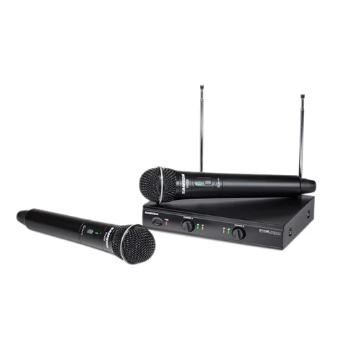 Micrófono Samson Stage 200 Dual-Channel Handheld VHF Wireless System