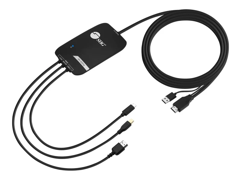 Conmutador AV SIIG 3x1 HDMI 4K Multi format Presentation Switcher