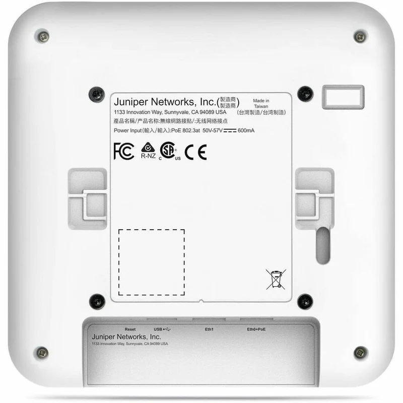 Access Point Mist AP45E Tri Band Wi-Fi 6E IEEE 802.11 a/b/g/n/ac/ax 8.15 Gbit/s Wireless Access Point