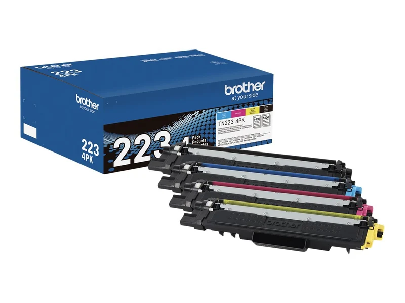 Tóner Brother 223 4PK Black, Cyan, Magenta, Yellow
