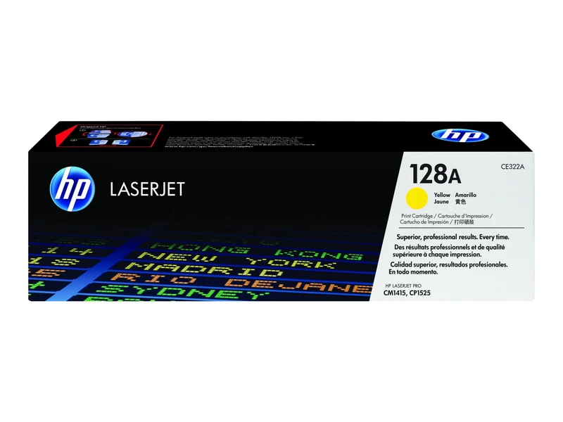 Tóner HP 128A (CE322A) Amarillo