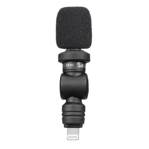Micrófono Saramonic SmartMic Di Mini Ultracompact Lightning Omnidirectional Condenser Microphone Negro