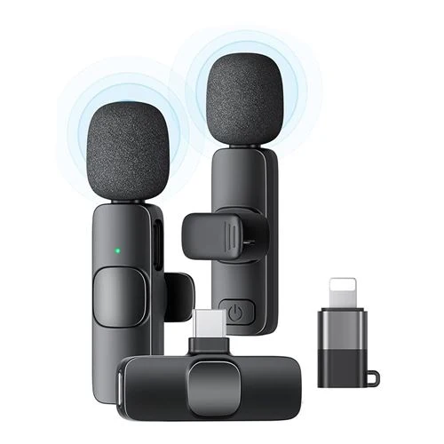 Micrófono Professional Wireless Lavalier Microphone