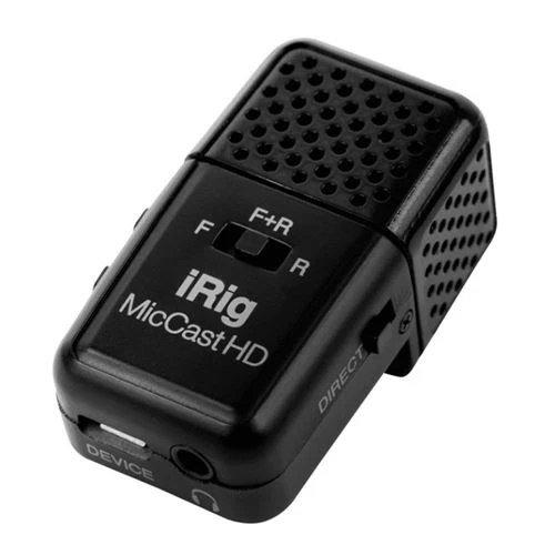 Micrófono IK Multimedia iRig Mic Cast HD USB/Lightning Condenser Microphone Negro