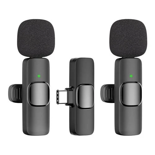 Micrófono K9 Wireless Lavalier Microphone Set