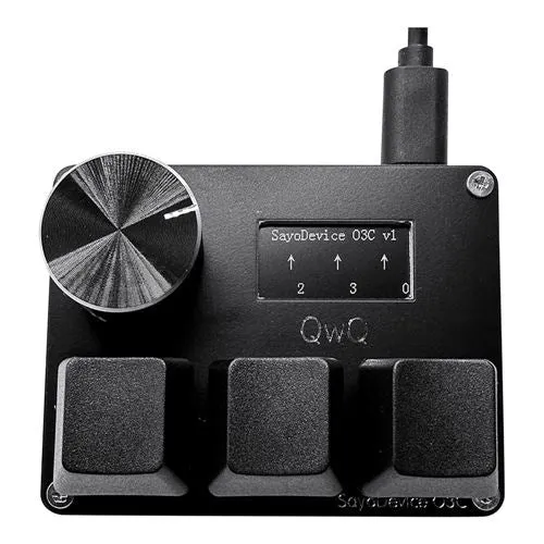 Teclado SAYODEVICE OSU O3C HE BLK Negro