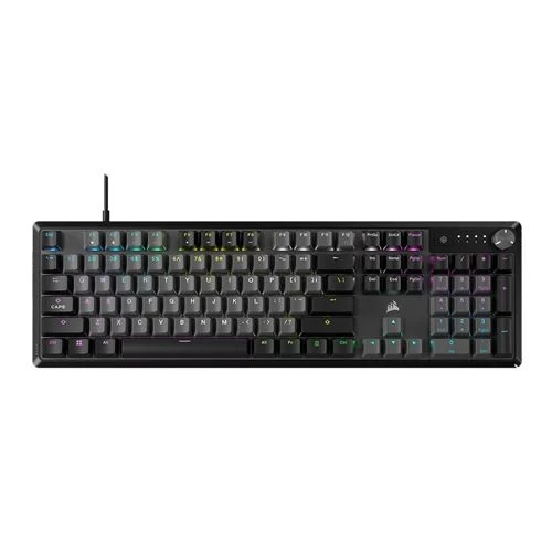 Teclado Corsair K70 CORE RGB Mechanical Gaming Keyboard (Gray) Rojo
