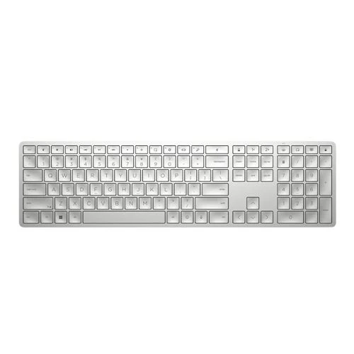 Teclado HP 970 Programmable Wireless Keyboard (Silver) Plata