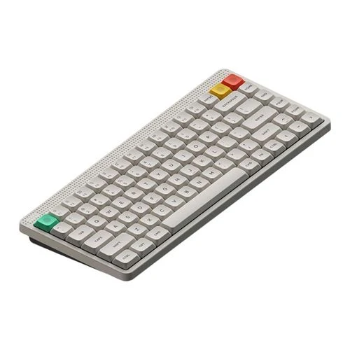 Teclado Mecánico NuPhy Node75 Blanco Blush, Formato 75% Compacto