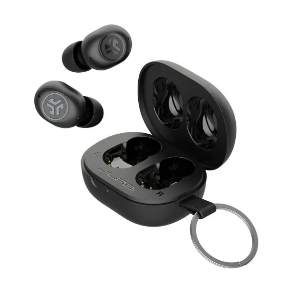 Audífonos JLab JBuds Mini True Wireless Bluetooth IP55 con 20 Horas de Batería - Negro