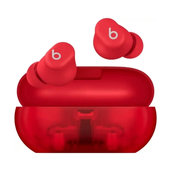 Audífonos Beats Solo Buds True Wireless Bluetooth - Rojo Transparente