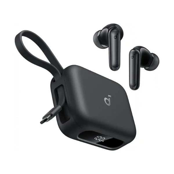 Audífonos Soundcore P41i True Wireless Bluetooth con Cancelación Adaptativa de Ruido y Cargador Portátil 3000mAh - Negro