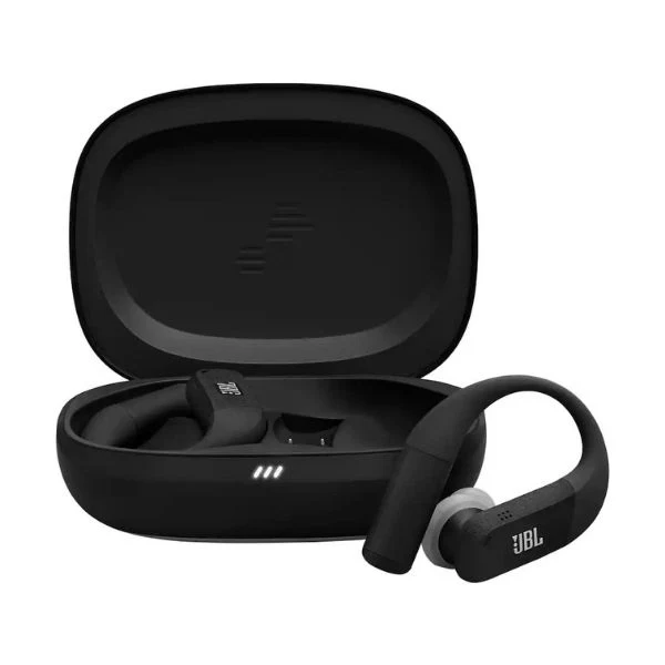 Audífonos JBL Endurance Peak 4 True Wireless Bluetooth Deportivos con Cancelación Adaptativa de Ruido - Negro y Gris