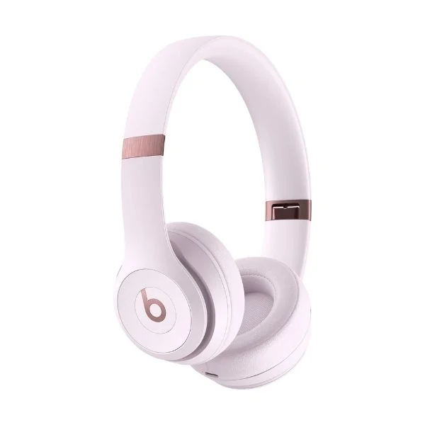 Audífonos Beats Solo 4 Inalámbricos Bluetooth On-Ear con Audio Espacial - Rosa Nube
