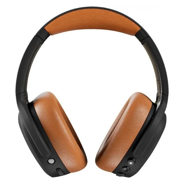 Audífonos Skullcandy Crusher ANC 2 Inalámbricos Bluetooth con Cancelación Activa de Ruido y Graves Ajustables - Negro y Beige