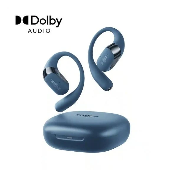 Audífonos Shokz OpenFit 2+ True Wireless Bluetooth Open-Ear con Dolby Audio - Azul Piedra