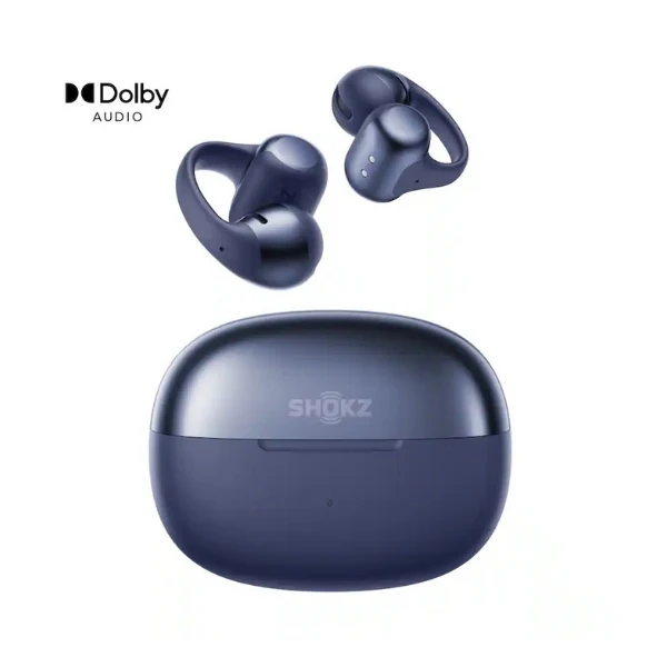 Audífonos Shokz OpenDots ONE True Wireless Bluetooth Open-Ear Clip-On - Azul Marino