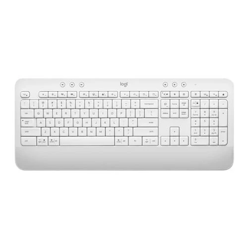 Teclado Logitech Signature K650 (Off-White) Wireless Keyboard Blanco