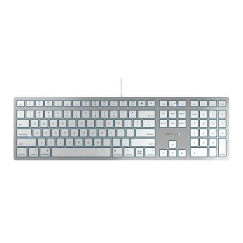 Teclado Cherry KC 6000C Slim for Mac USB Type-C Wired Keyboard Plata