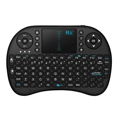 Teclado Riitek Rii i8 Smart TV 2.4G Mini Wireless QWERTY Keyboard