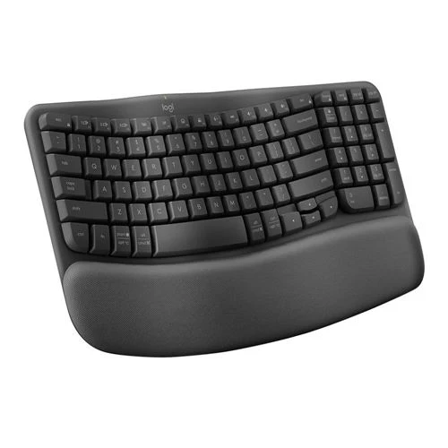 Teclado Logitech Wave Keys Ergonomic Wireless Keyboard