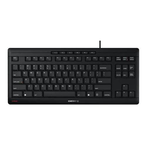 Teclado Cherry Stream Keyboard TKL Wired USB Keyboard TKL Negro