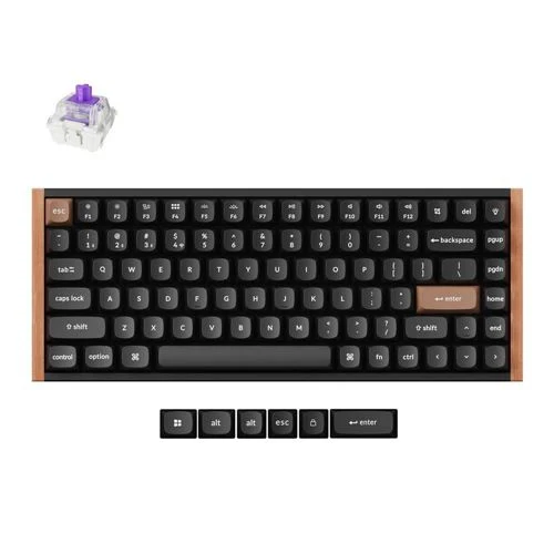 Teclado Keychron K2 HE Swappable RGB Magnetic Keyboard Negro