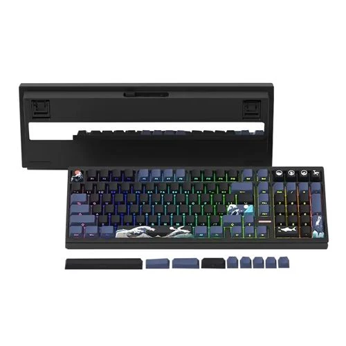 Teclado Womier M99 Tri Mode Mechanical Gaming Keyboard Negro