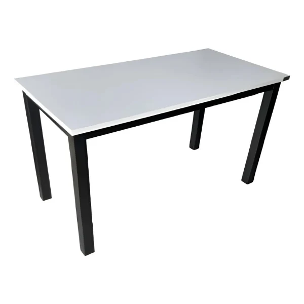 Escritorio Domi Aura 1.20 m - Tope Gris - Base Negra
