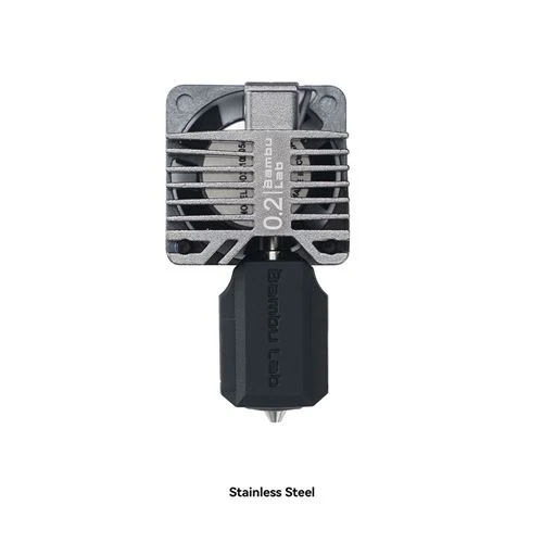 Accesorio Impresora 3D Bambu Lab P1 - Complete Hotend Assembly with Stainless Steel Nozzle - 0.2mm