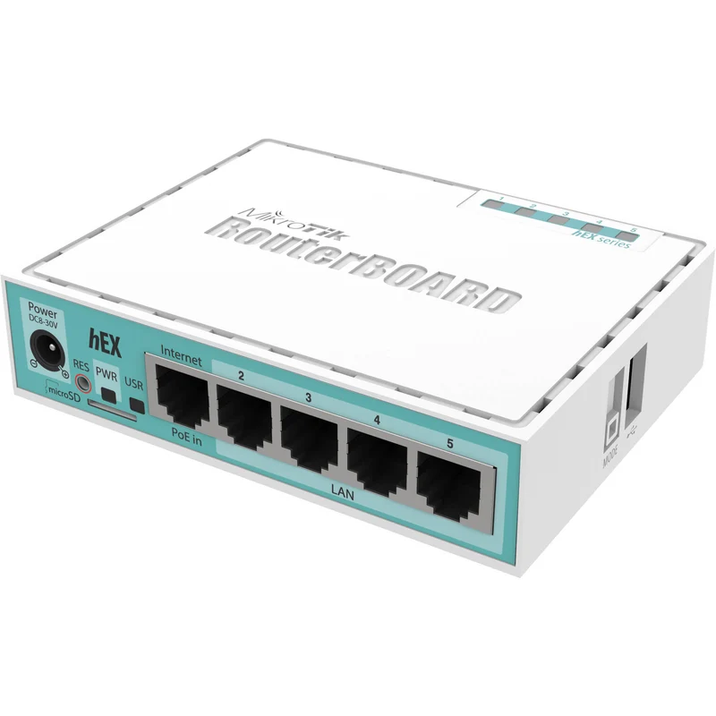 Router MikroTik hEX RB750Gr3 5-Port Gigabit Ethernet Router