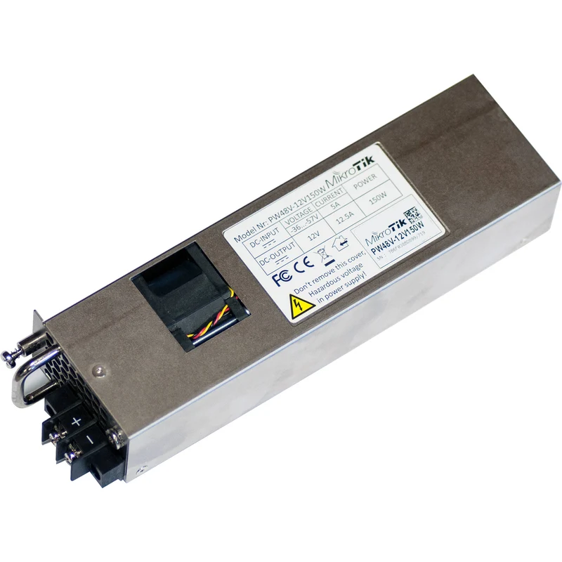 Fuente de Poder MikroTik Hot-Swappable -48V DC 150W Telecom