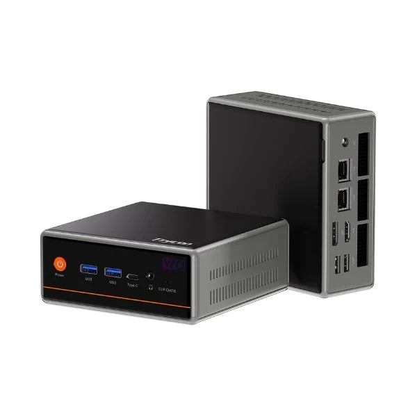 Mini PC Trycoo AMD Ryzen 5 5600H - 16GB DDR4 - 512GB SSD - Triple Pantalla 4K 60Hz - Dual LAN 2.5G/1G - Wi-Fi 6 - BT 5.2 - USB 3.2