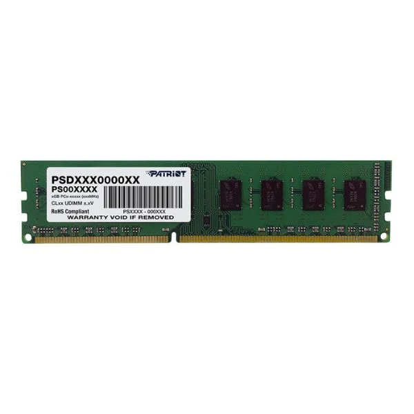 Patriot Signature Series 4GB DDR3-1600 PC3-12800 CL11 Dual Channel Desktop Memory Kit PSD34G160081 - Black