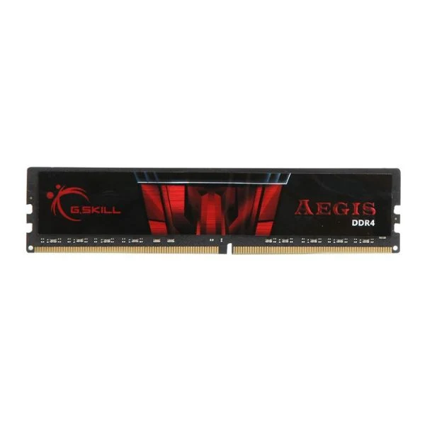 G,Skill Aegis Series 16GB DDR4-2666 PC4-21300 CL19 Single Channel Desktop Memory Module 2666C19S-16GIS - Black