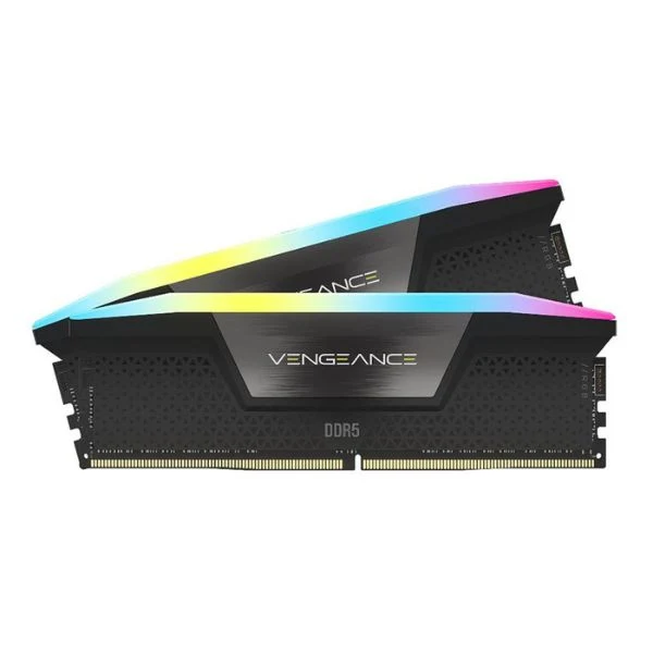 Memoria RAM Corsair VENGEANCE RGB 128GB (2x64GB) DDR5 6400MHz PC5-51200 CL42 Dual Channel – Para PC
