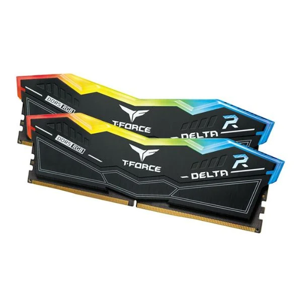 Memoria RAM TeamGroup T-FORCE DELTA RGB 32GB (2x16GB) DDR5 6400MHz PC5-51200 CL40 Dual Channel – Para PC
