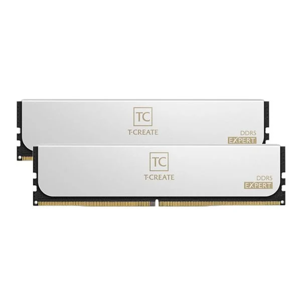 Memoria RAM TeamGroup T-Create Expert 48GB (2x24GB) DDR5 7200MHz PC5-57600 CL34 Dual Channel – Para PC (White)