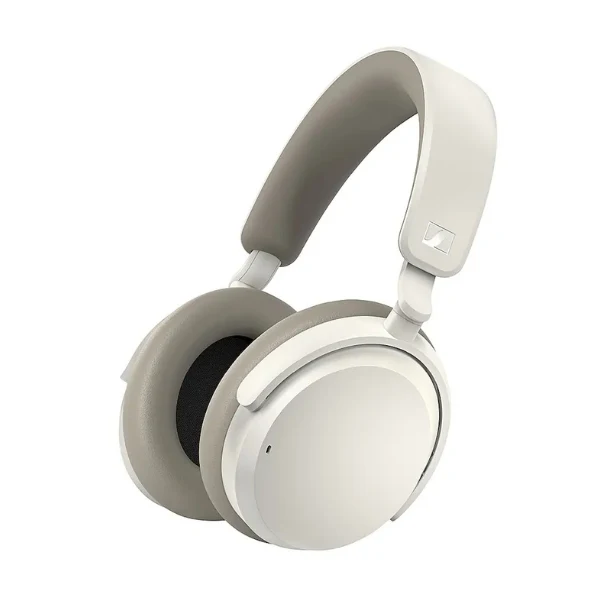 Audífonos Sennheiser ACCENTUM Wireless Bluetooth Around-the-Ear Headphones Hybrid Noise Cancelling ANC All-Day Comfort - White